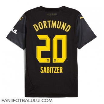 Borussia Dortmund Marcel Sabitzer #20 Tricou Fotbal Replică 2024-25 Barbati Deplasare